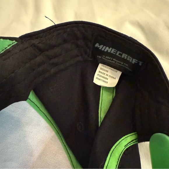 EUC Kids' Minecraft Flat Brim SnapBack Baseball Hat - Picture 3 of 3